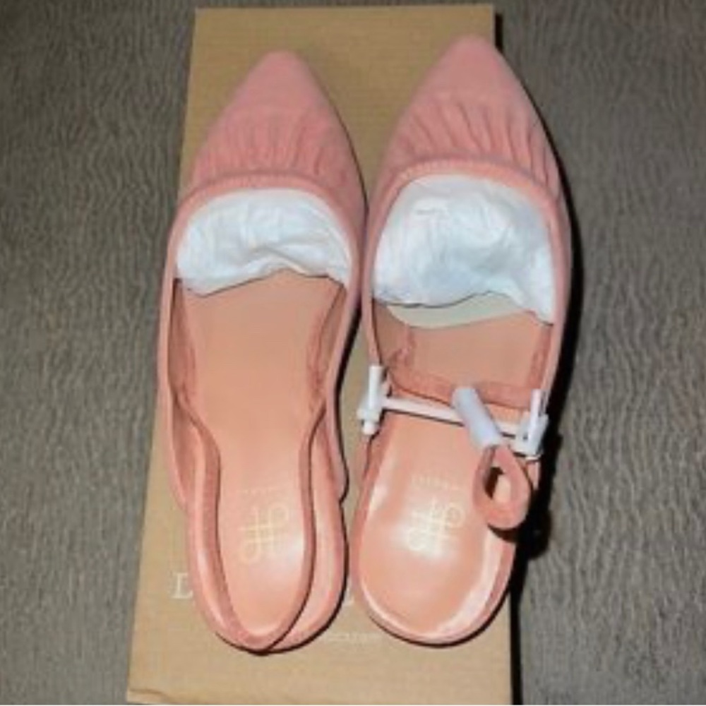 Downeast Pink SlingBack Flats